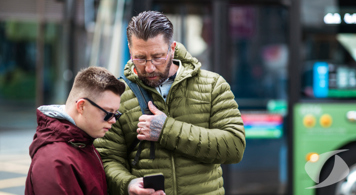 Patient with carer - Bristol City Centre GP Practice